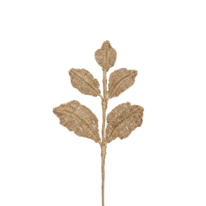 Follaje tejido grande moreno